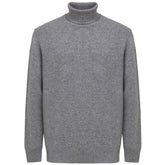 Cruciani Gray Cashmere Turtleneck